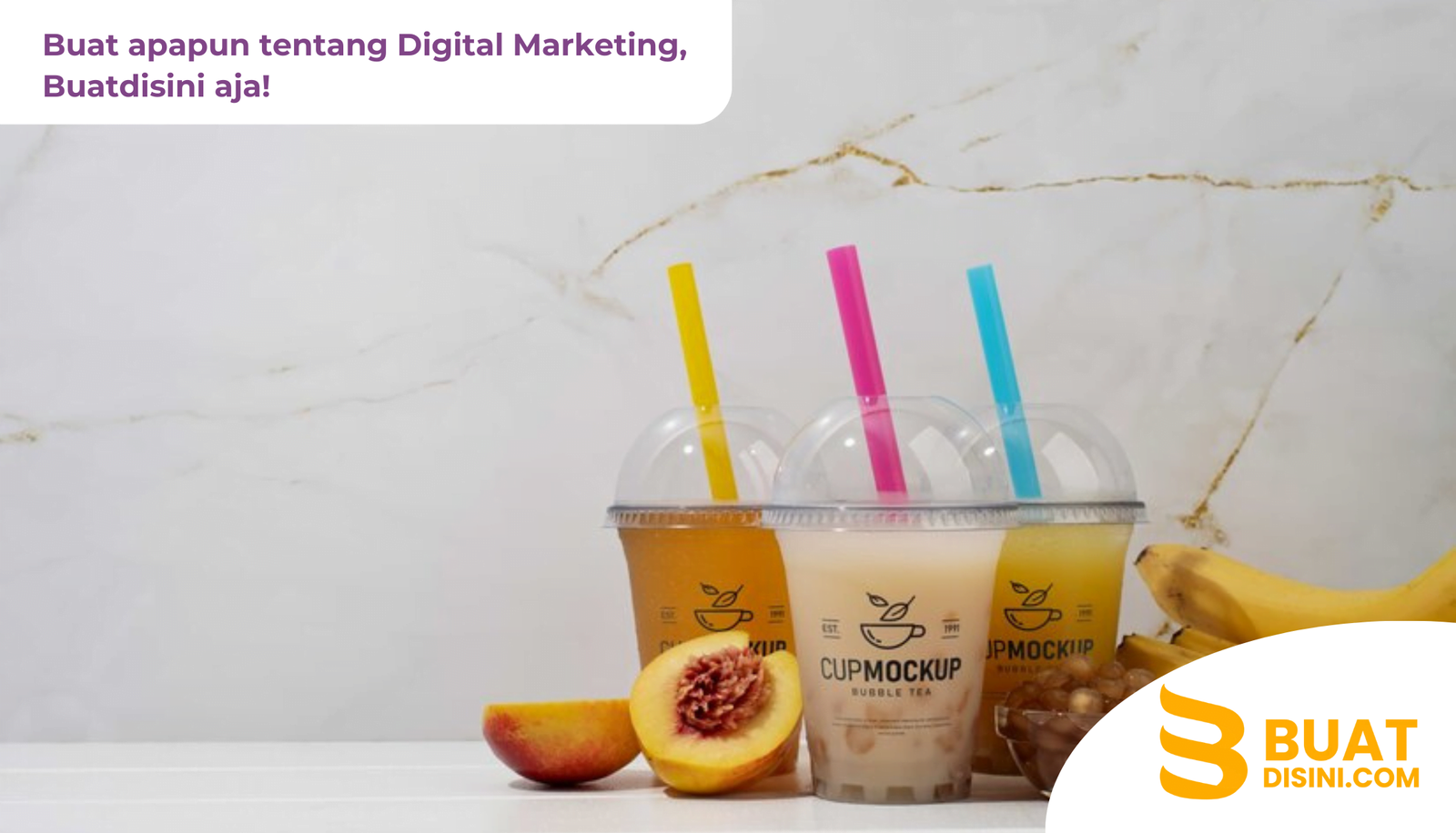 contoh foto produk minuman kemasan cup plastik